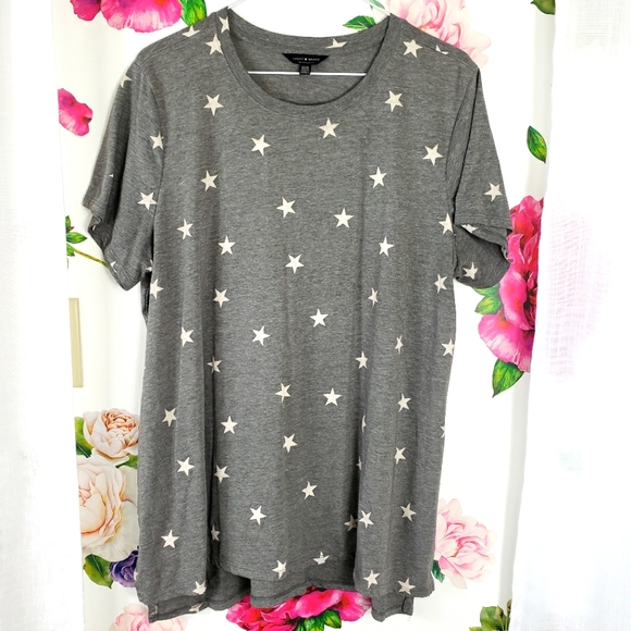 Lucky Brand Tops - Lucky Brand casual grey tee shirt 1XL